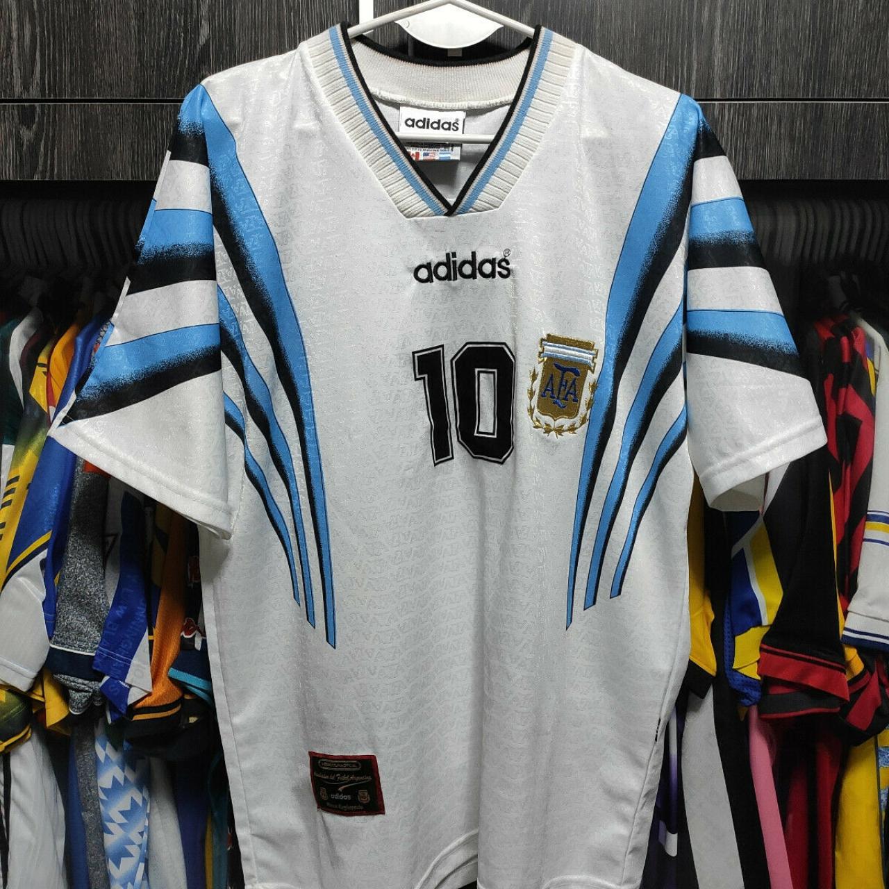 Argentina Away Purple Soccer Jersey Player Version - Depop