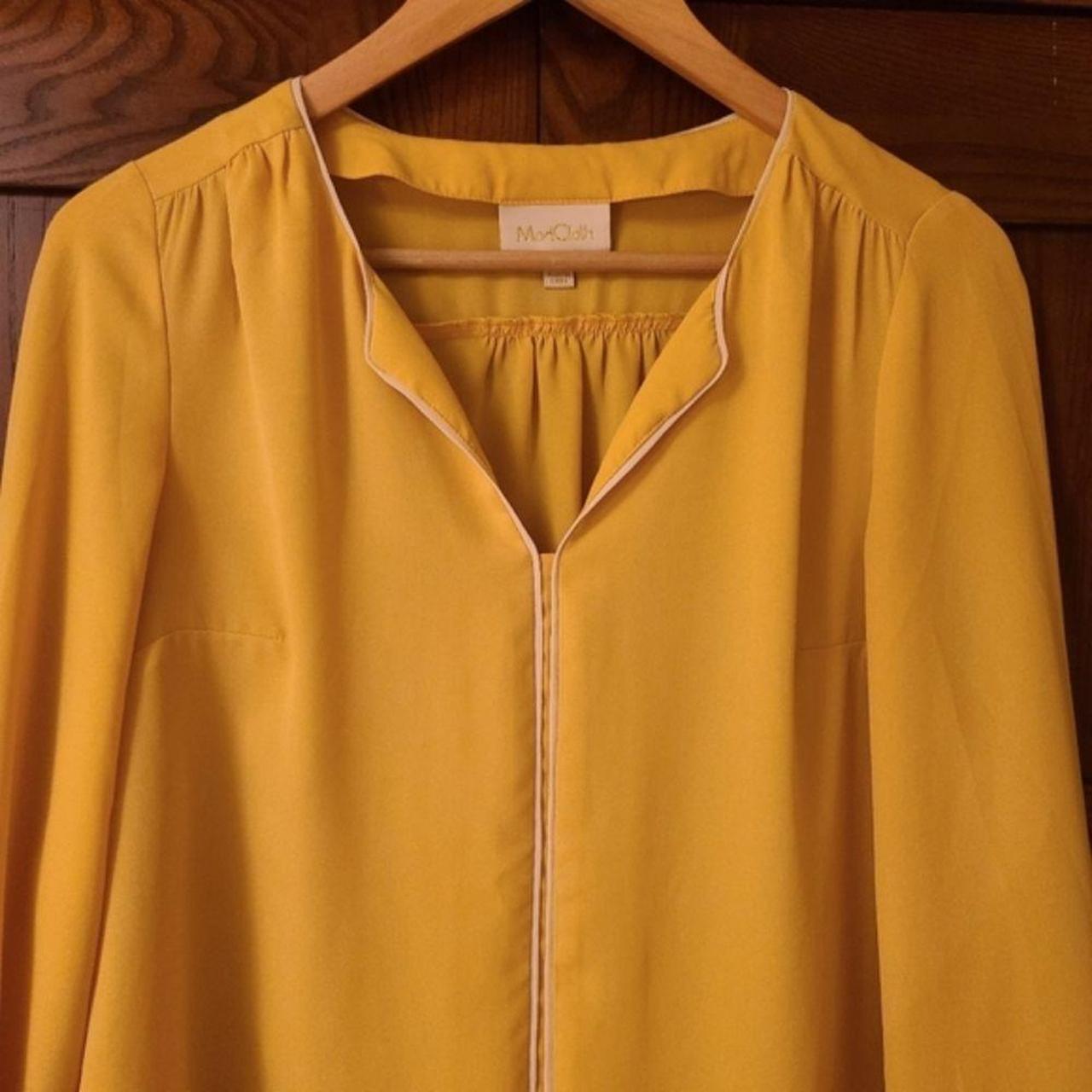 Product Image 2 - Modcloth Mustard Yellow Blouse with