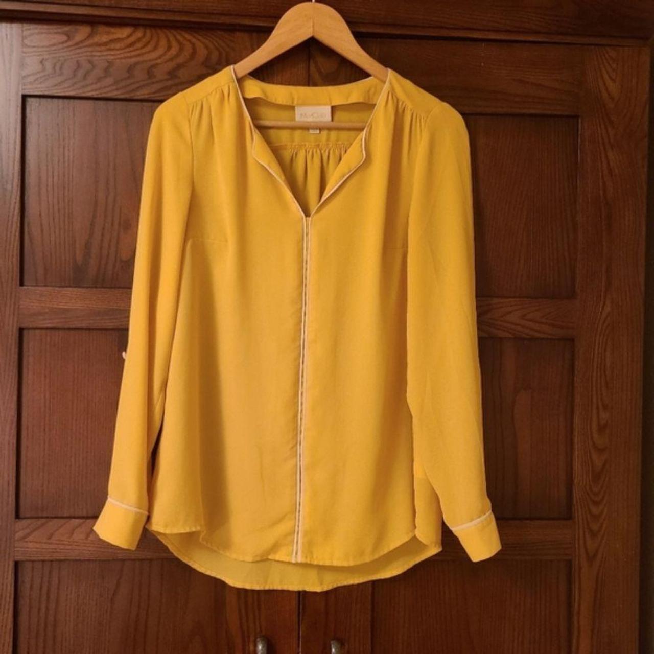 Product Image 1 - Modcloth Mustard Yellow Blouse with
