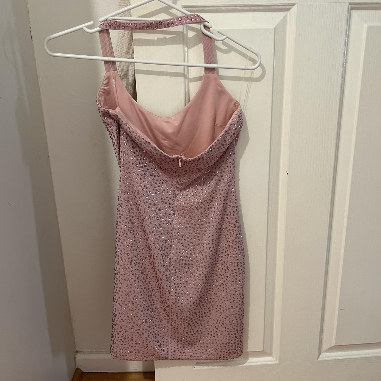 Oh Polly pink halter neck dress ohpolly... Depop
