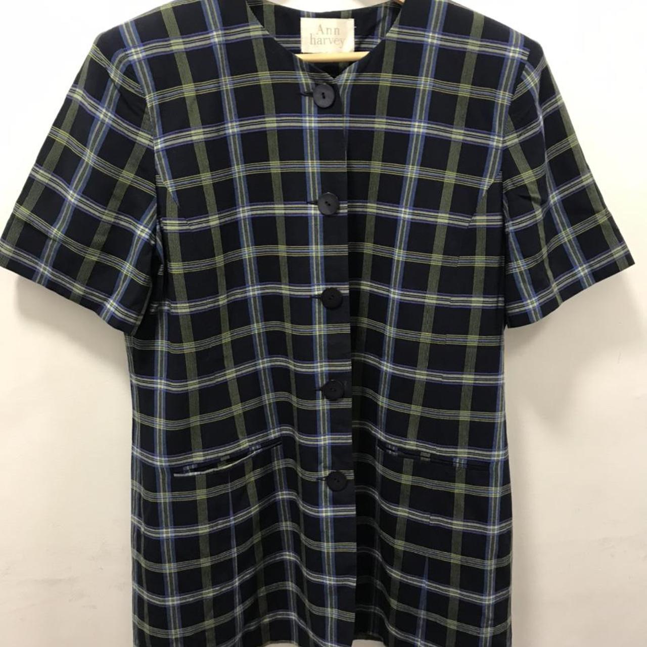 Ann Taylor Women's Blue and Yellow Jacket