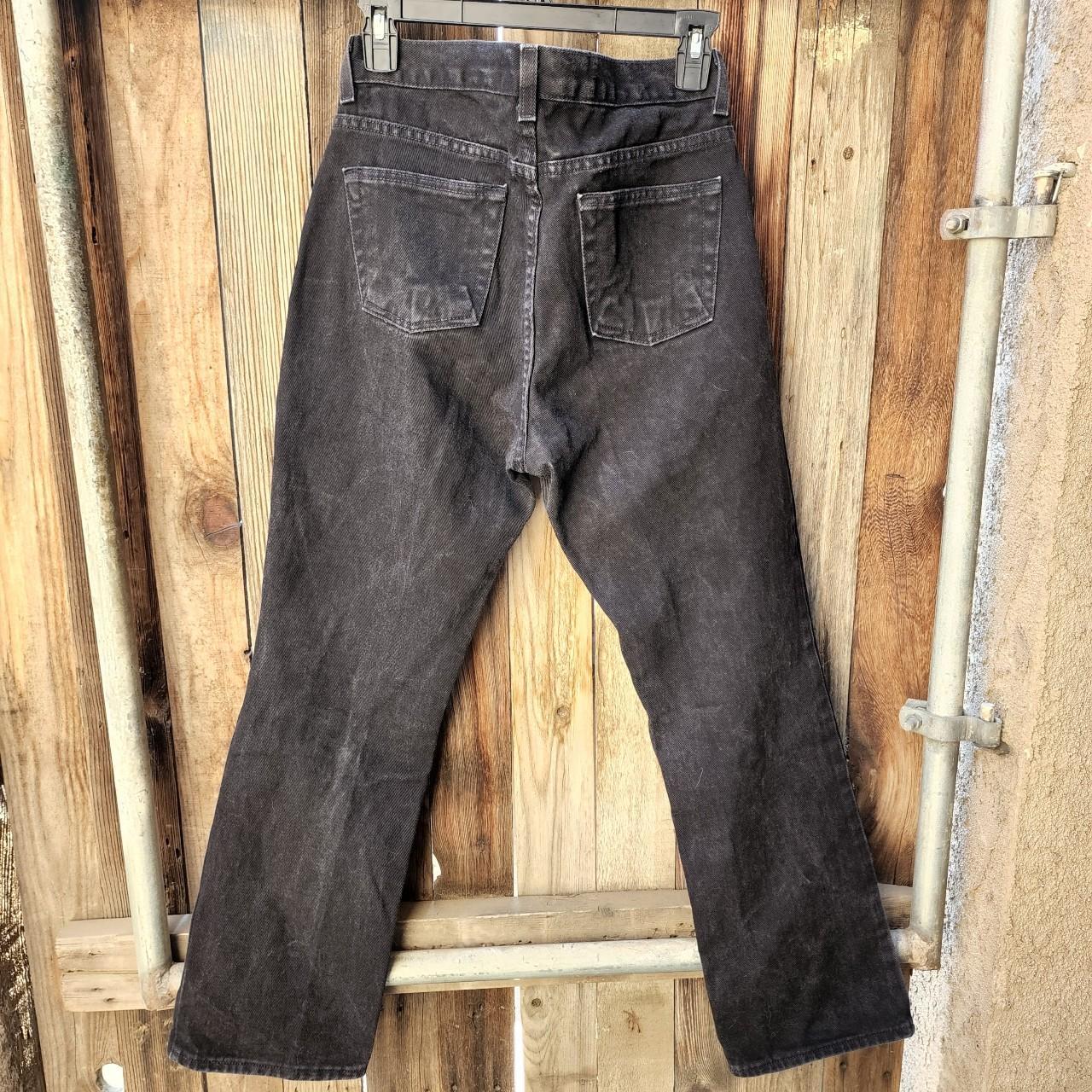 Vintage Gap Bootcut Black Ankle Jean's Slightly... Depop