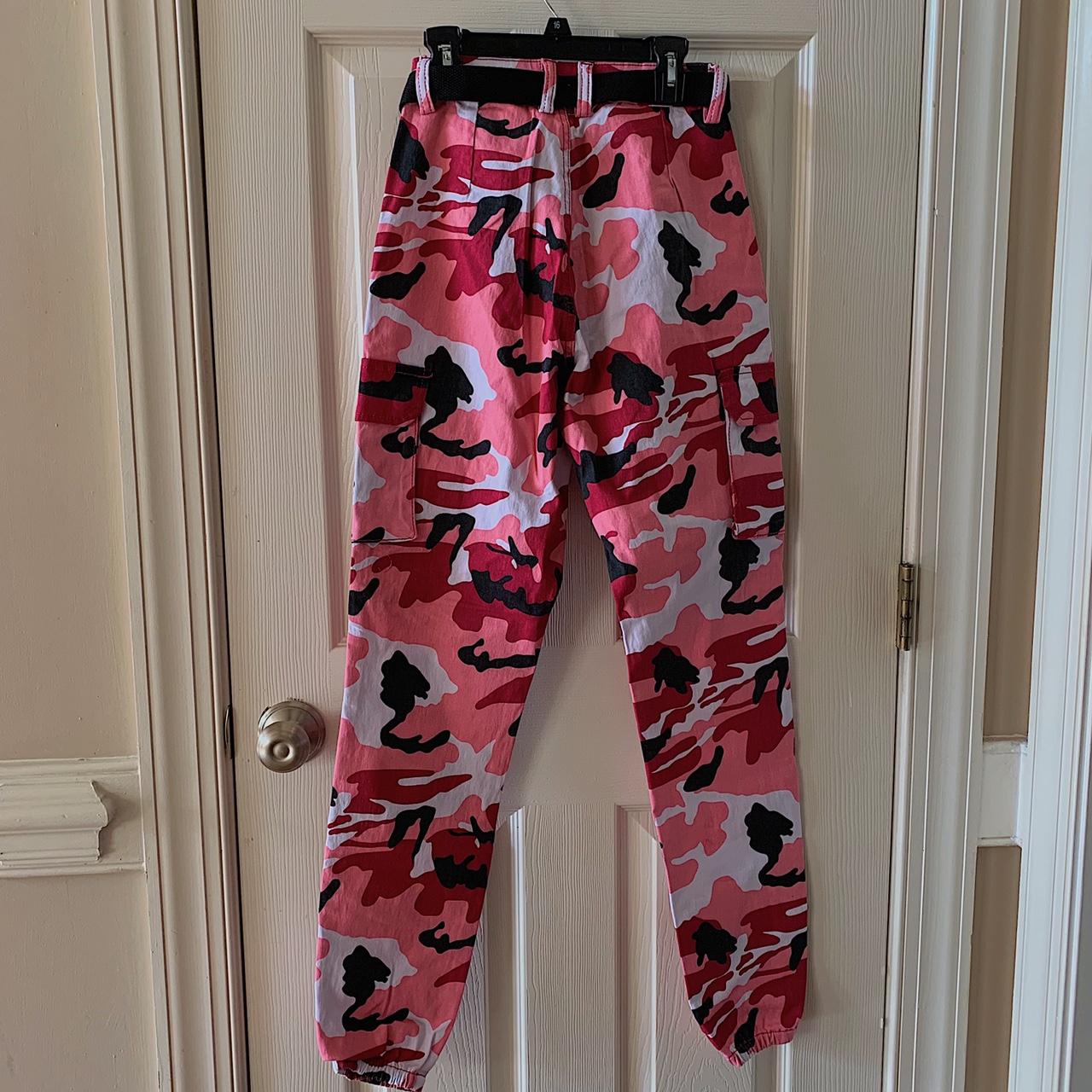 Cadet Kendall Oversized Camo Pants - Pink