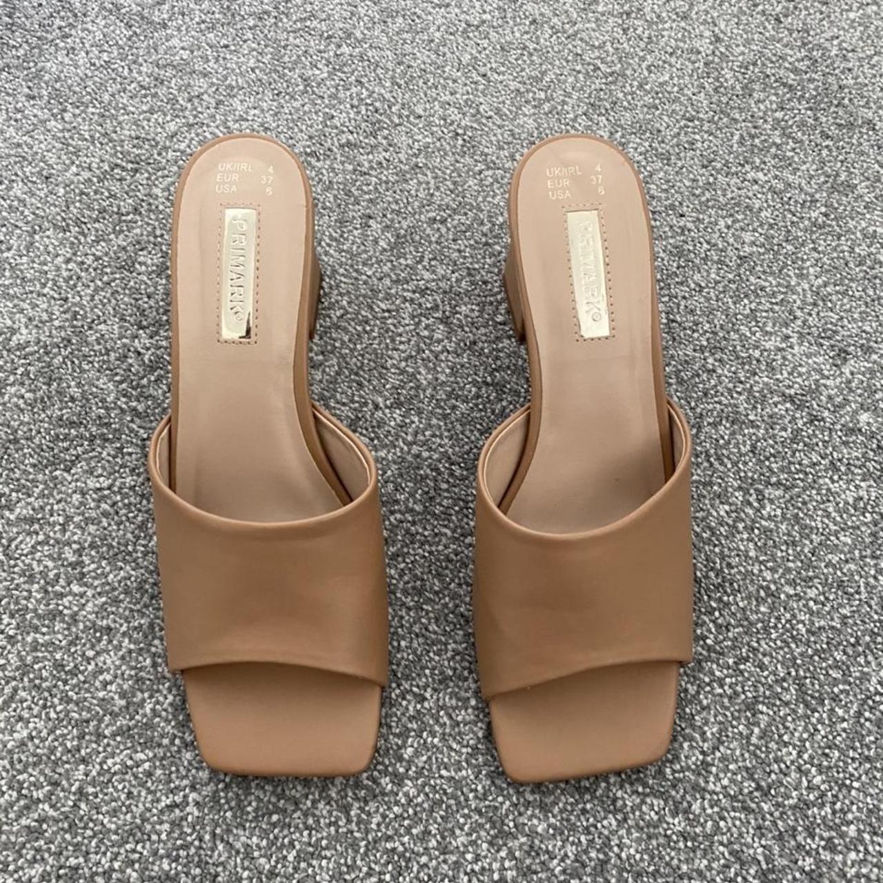 Primark mules worn once size 4 #primark #mules... - Depop