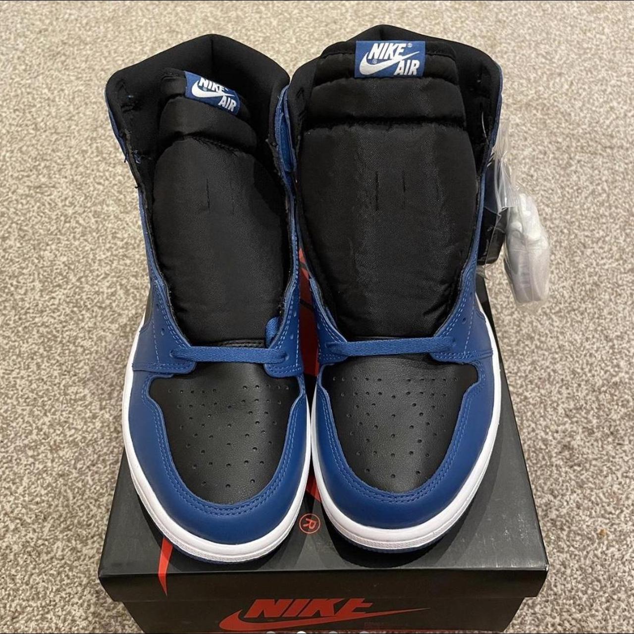 Nike Air Jordan 1 High Marina Blue Size... - Depop