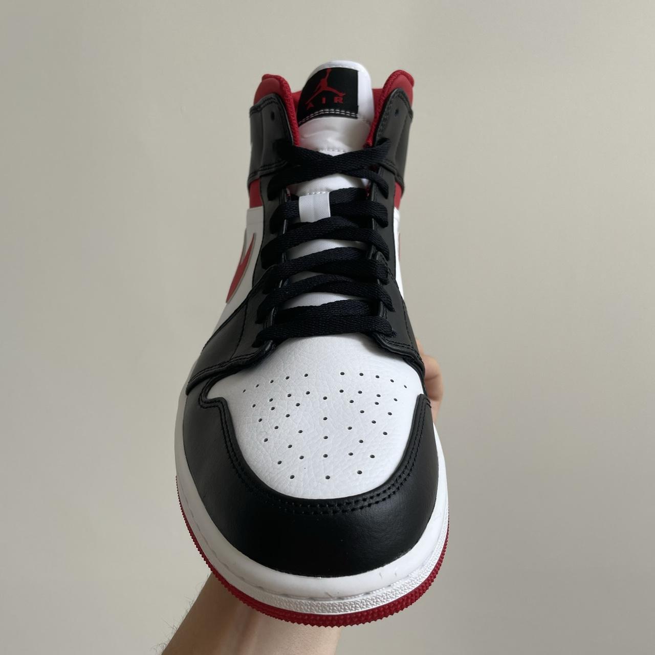 Nike Air Jordan 1 Mid Metallic Red Sizes available... Depop