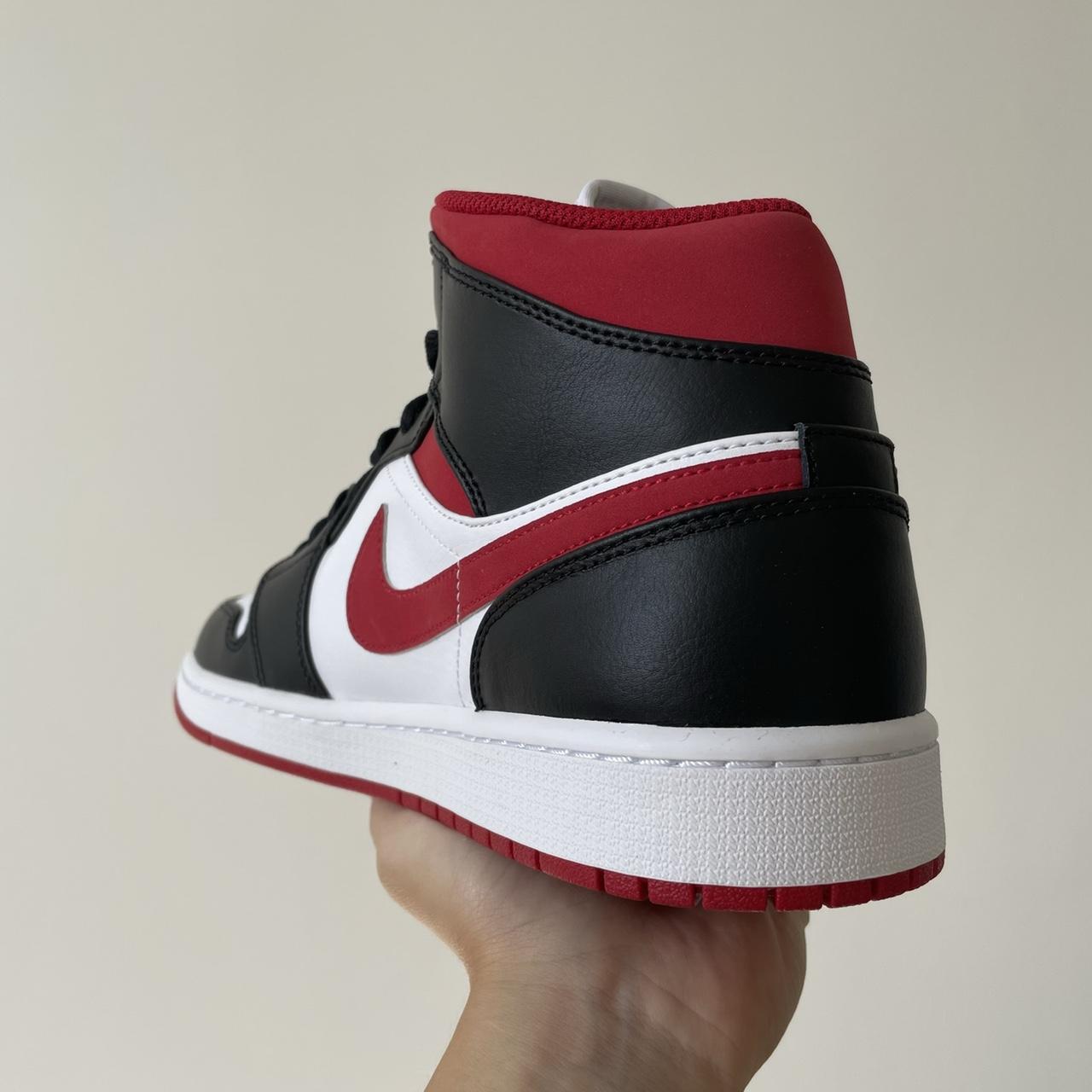 Nike Air Jordan 1 Mid Metallic Red Sizes available... Depop