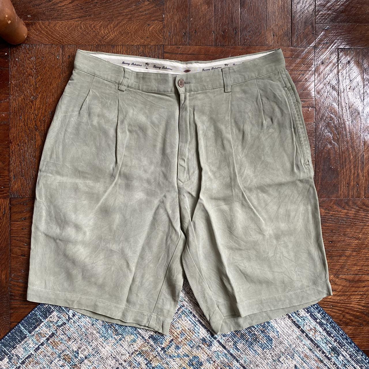 Vintage 1990's Tommy Bahama 100% Silk Pleated Shorts