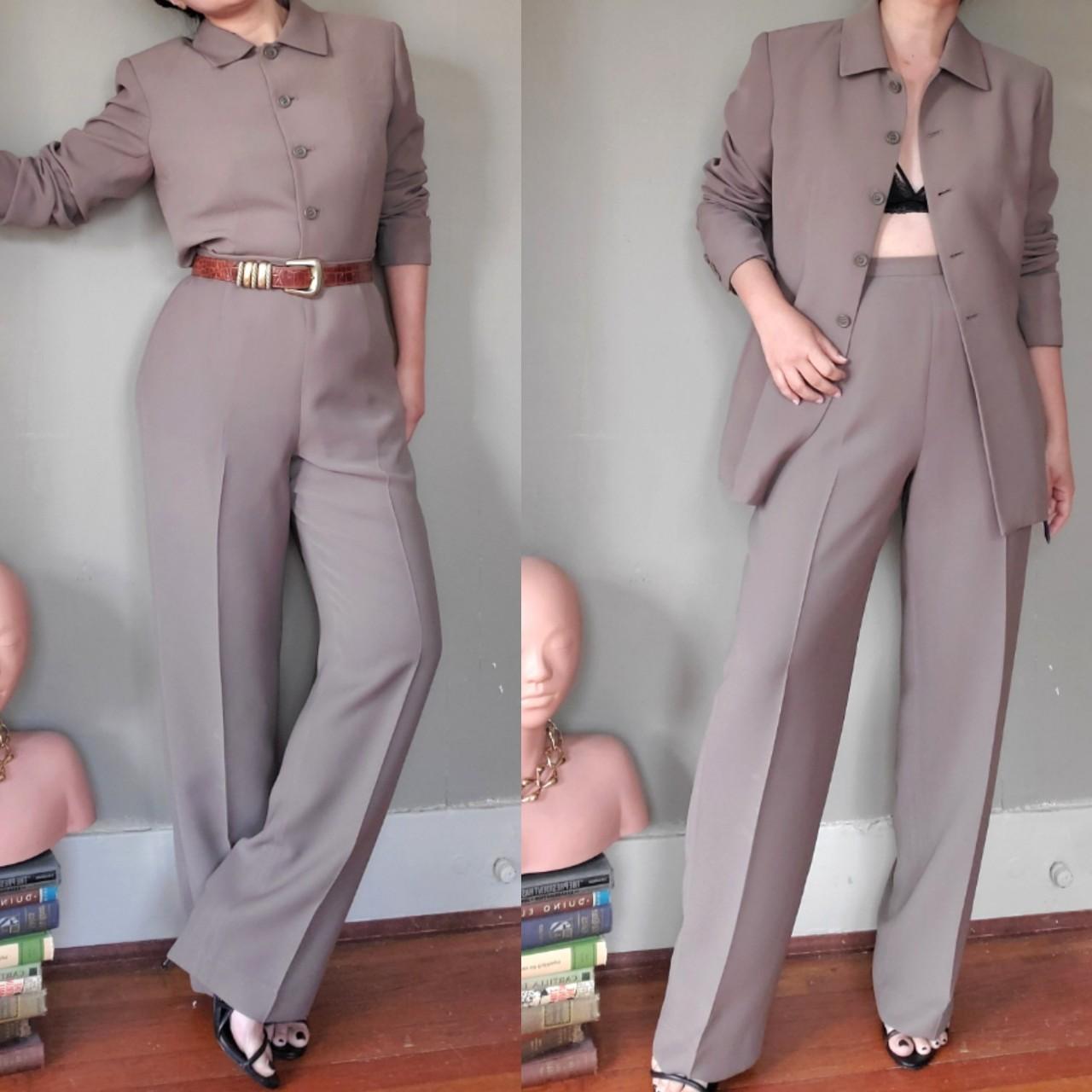 Pants Suit Set 2000s Pants Suit Set. High waisted... - Depop