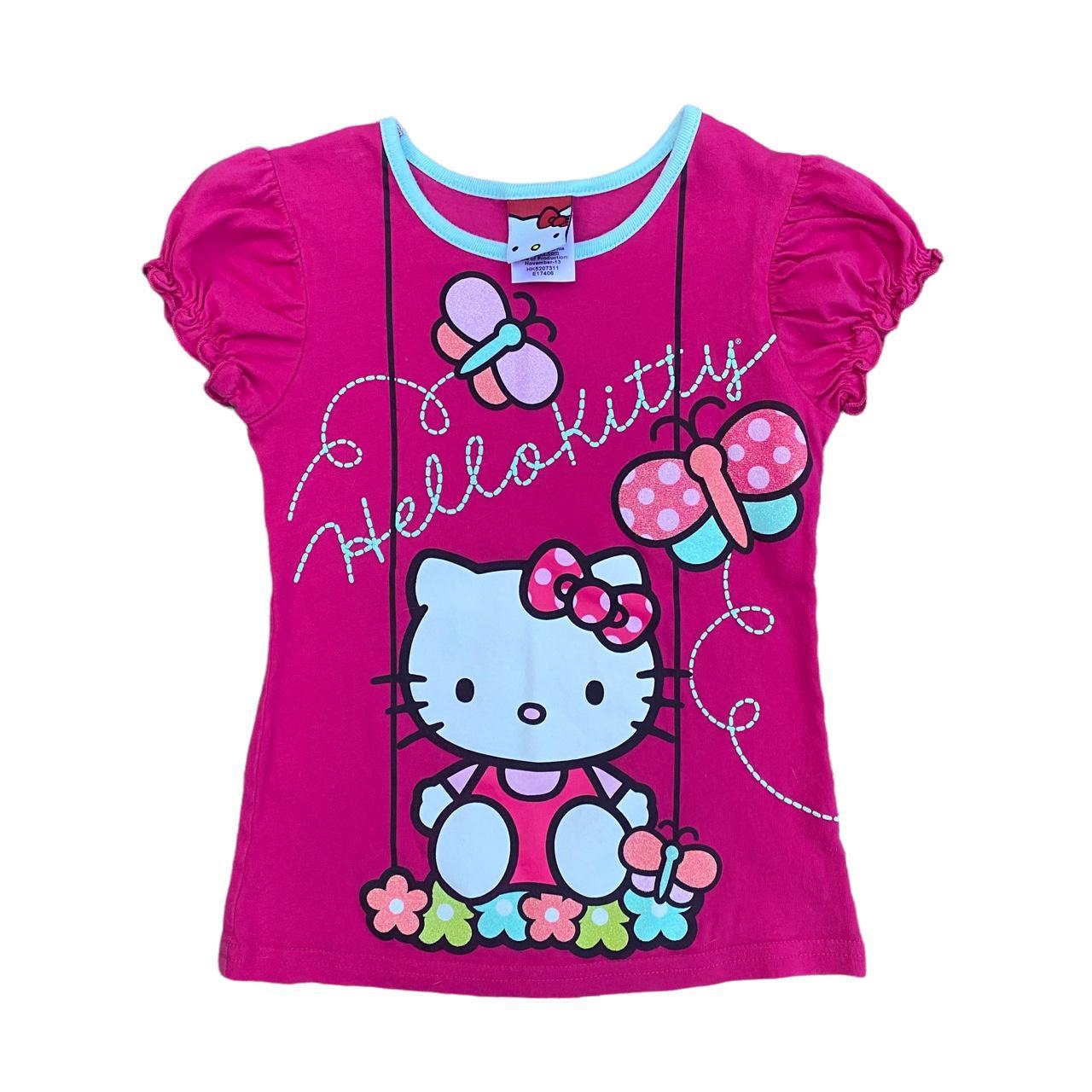 2013 Hello Kitty Baby Tee🦋💓 - brand is hello kitty... - Depop