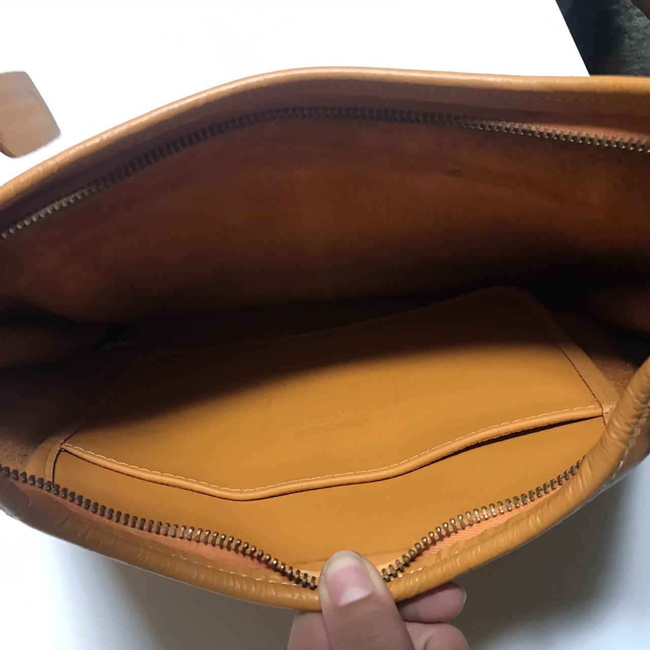 Vintage Coach Large Ergo Pocket Zip Hobo Bag Navy Leather 9033