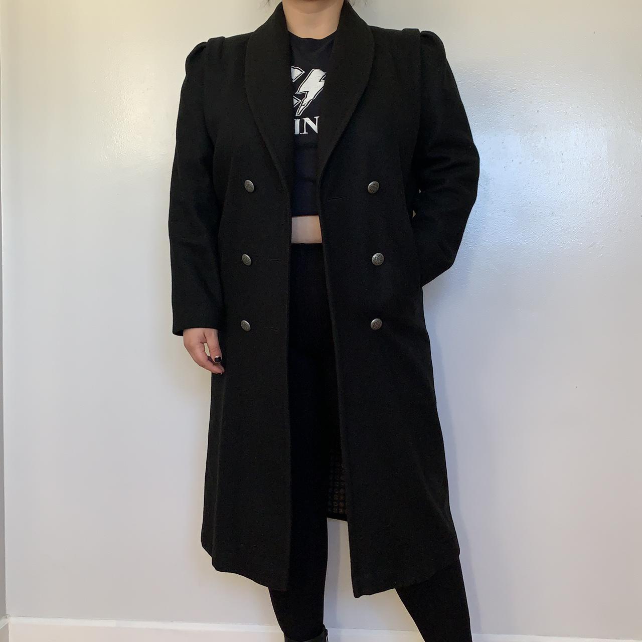 80s Vintage Jofeld Full Length Wool Coat. Depop