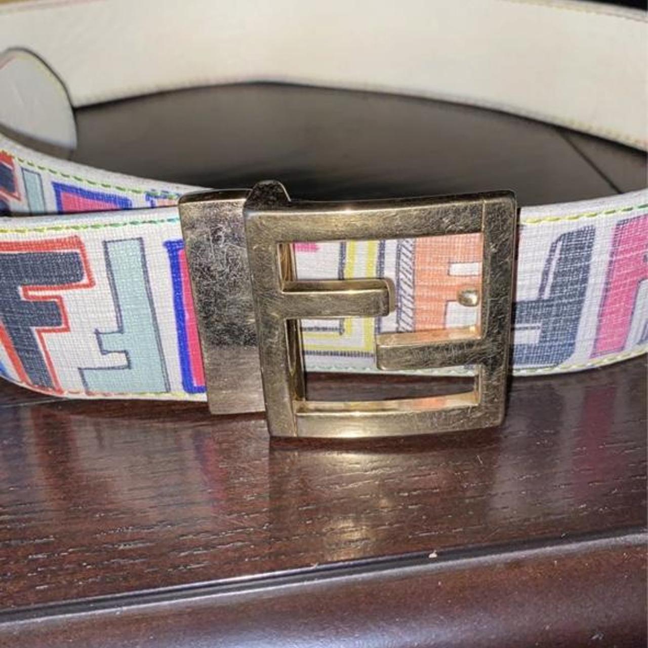 fendi rainbow belt