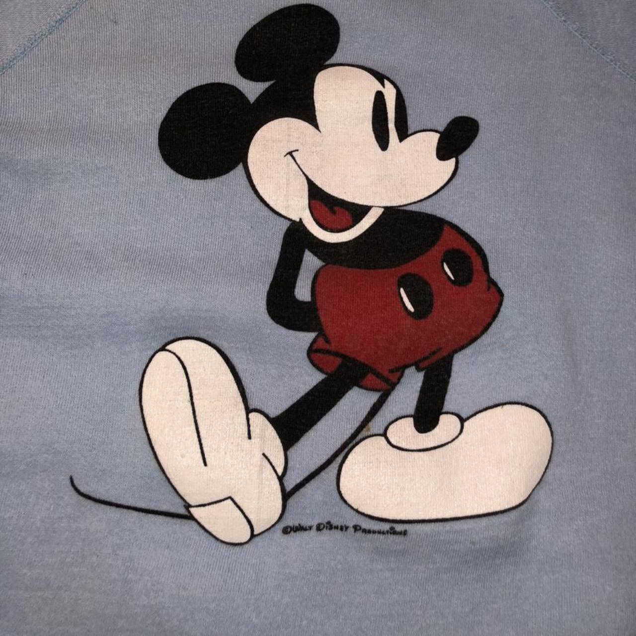 Vintage 80e Mickey Mouse Walt Disney Crewneck... - Depop