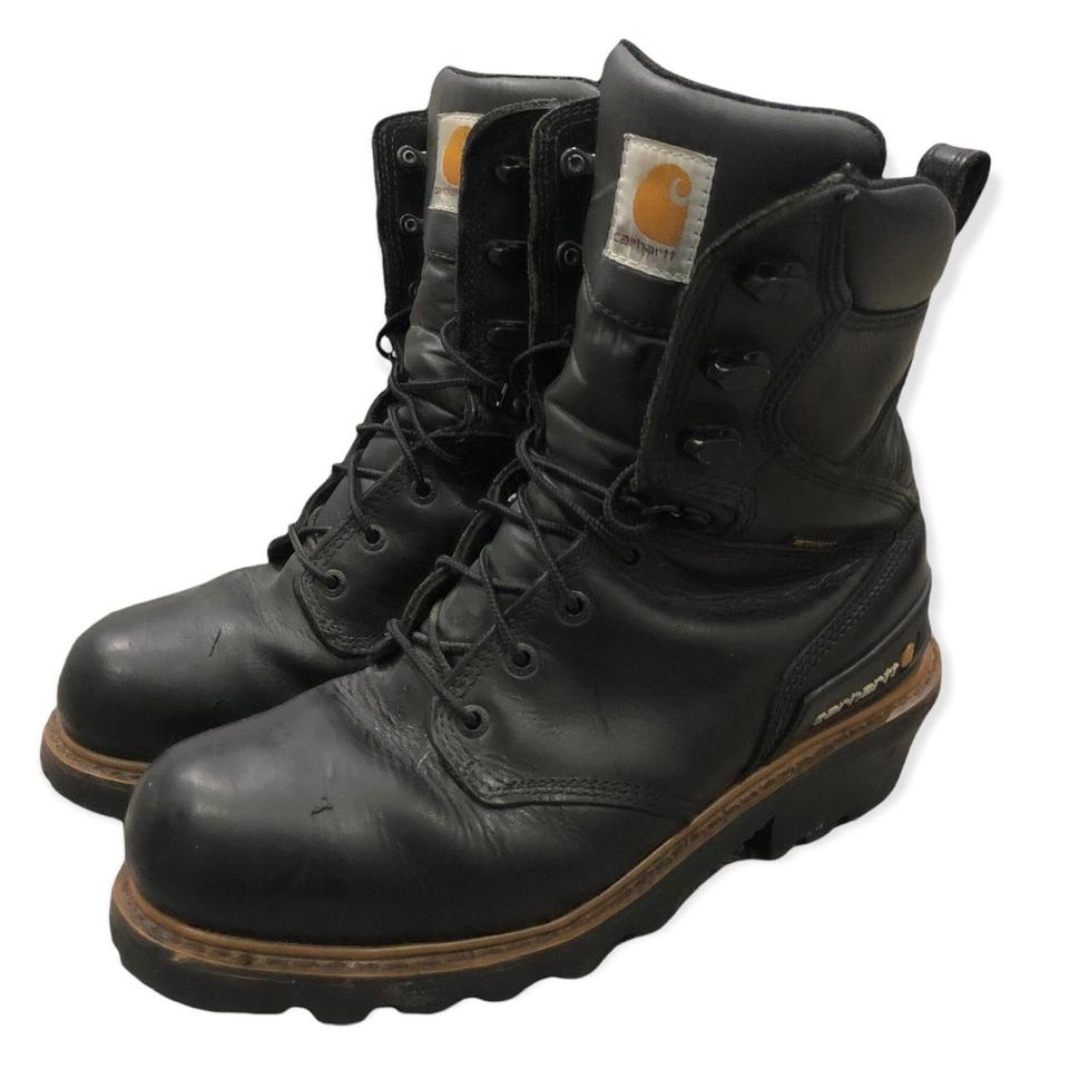 Black carhartt sale logger boots