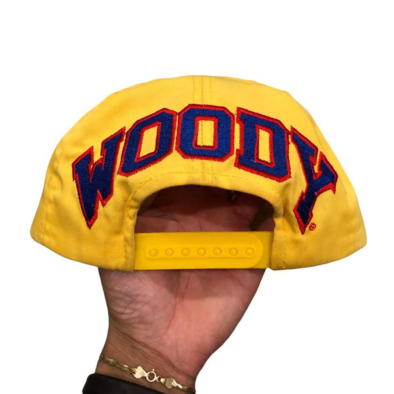 Vintage NWT Woody Woodpecker Universal Studios Blockhead Snapback Hat Big  Logo