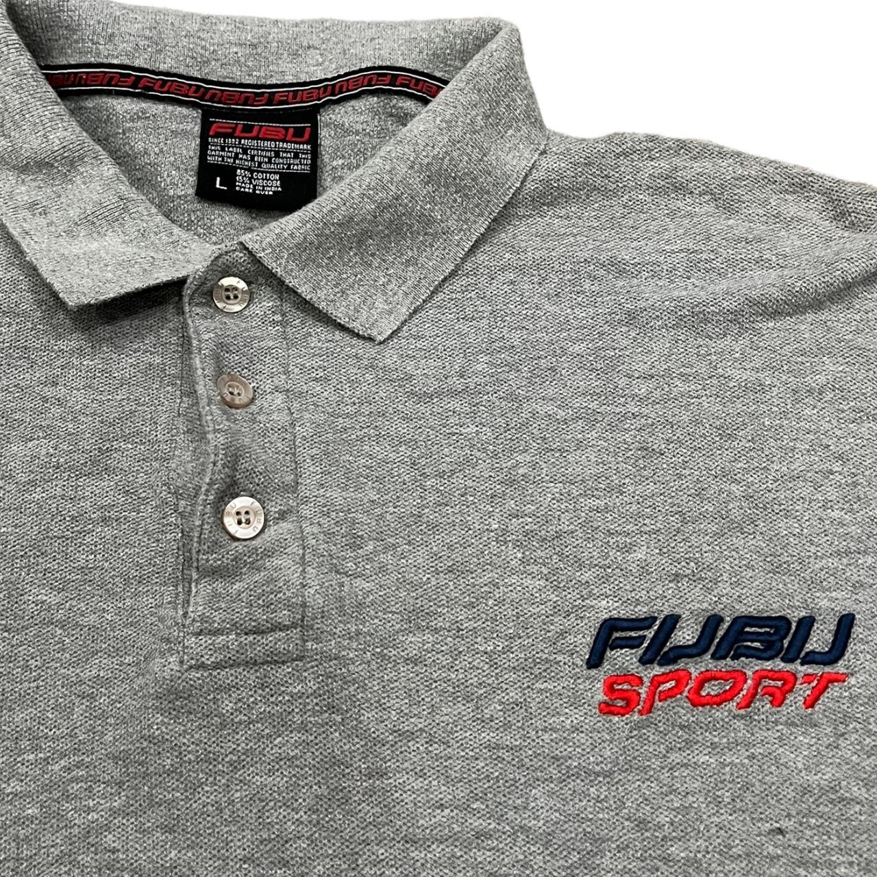 Vintage Fubu Sport Polo Shirt Size: Pit Pit:... - Depop