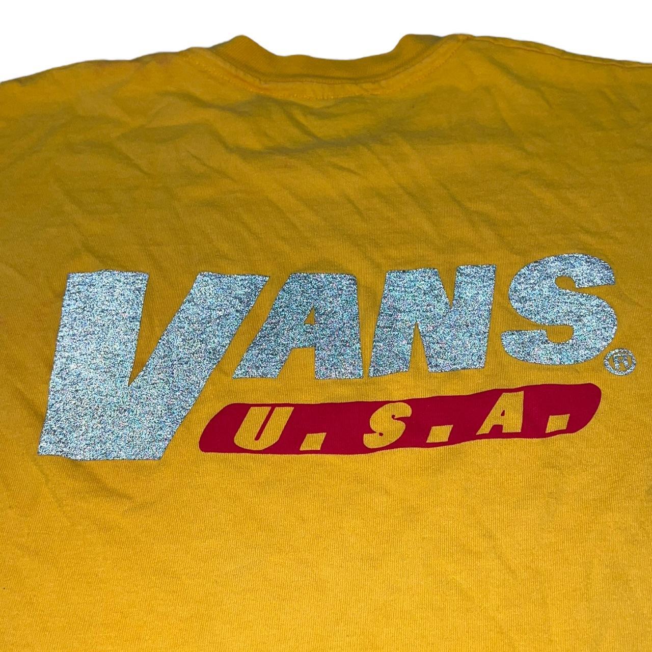 Vintage Vans U.S.A Skateboard Single Stitch T-shirt | Depop