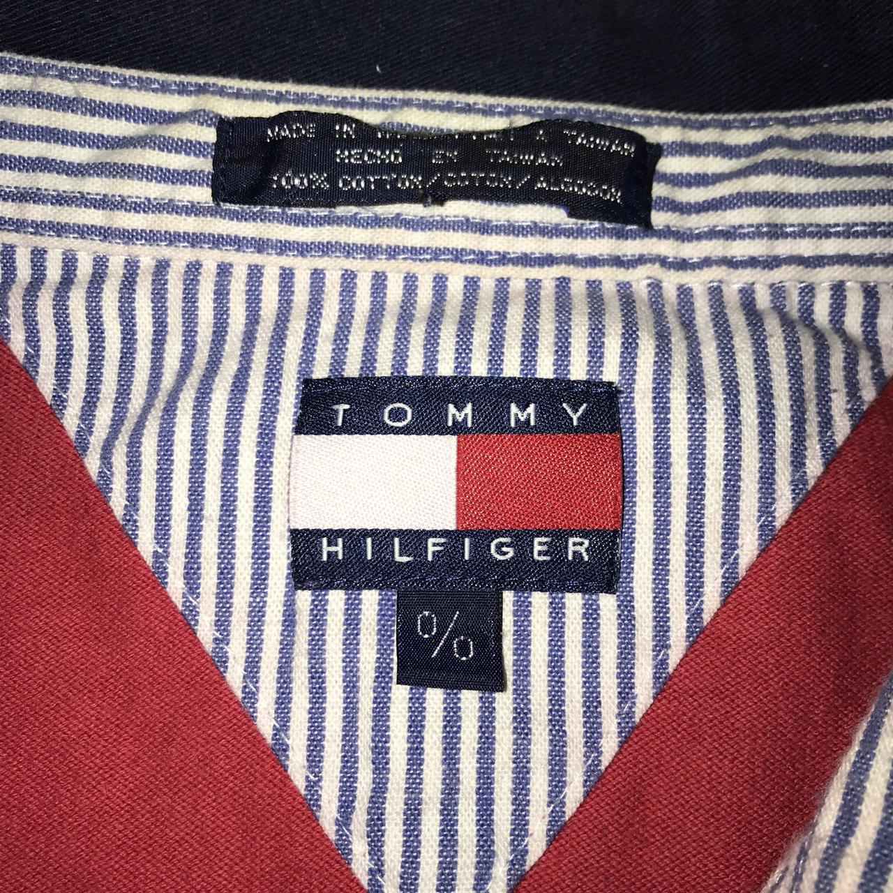 Vintage Tommy Hilfiger Long sleeve polo shirt size... - Depop