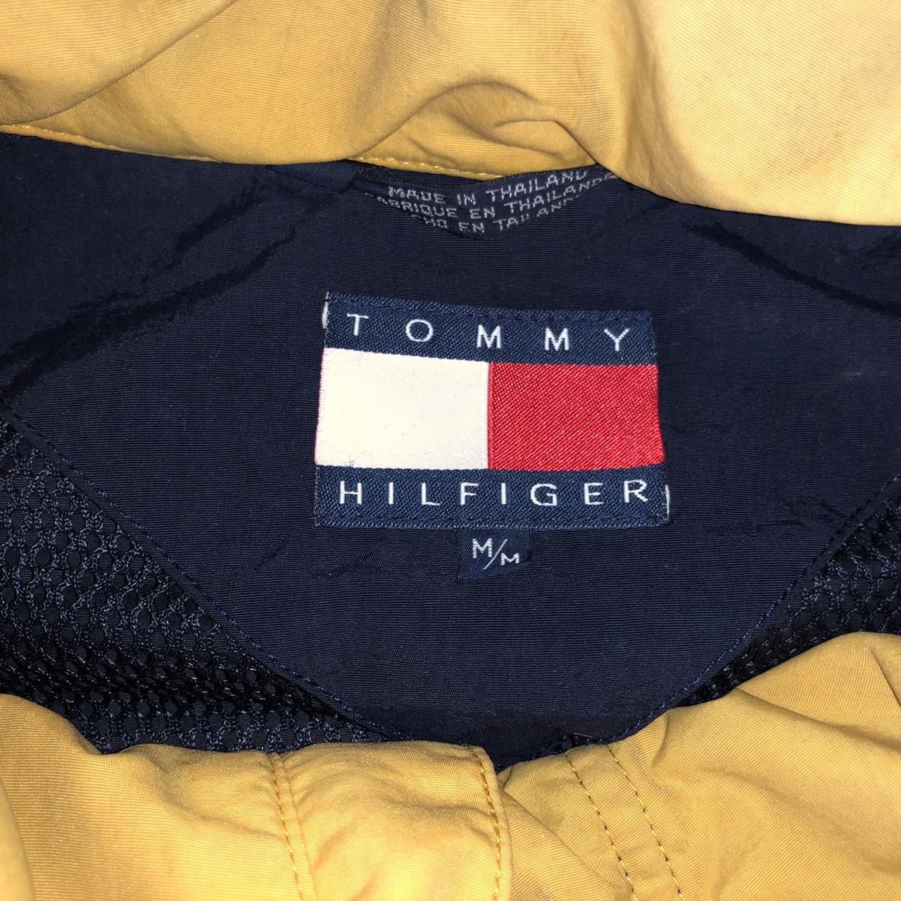 Vintage 90s Tommy Hilfiger Windbreaker Size: M Pit... - Depop