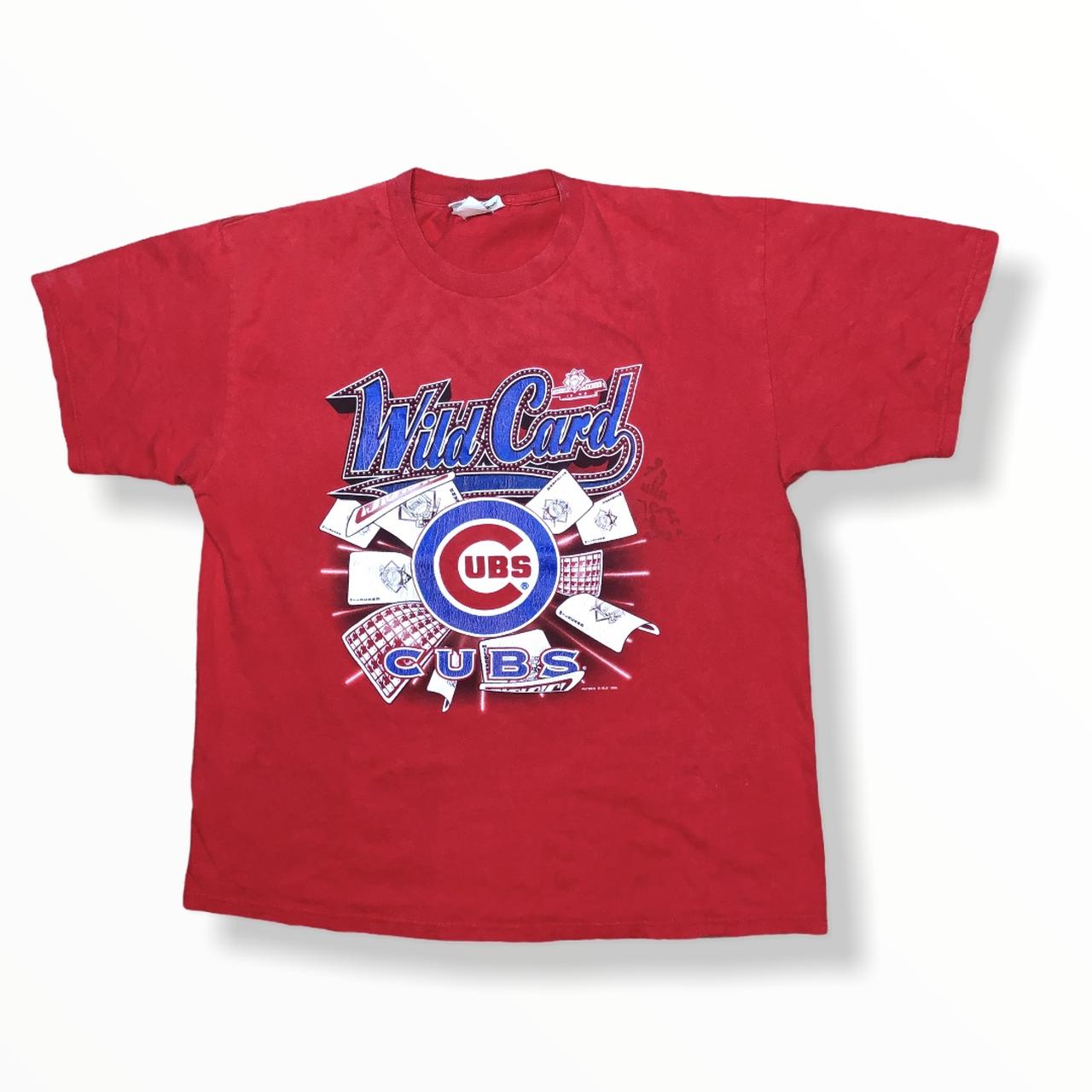 Vintage 1998 Chicago Cubs MLB Wild Card Playoff - Depop