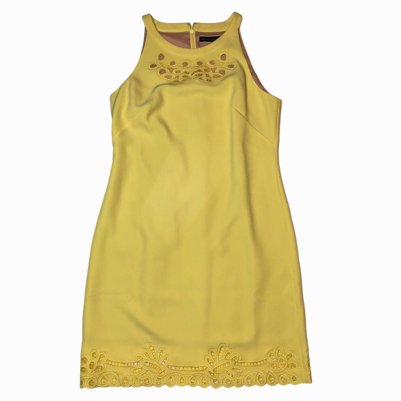 White house black shop market yellow dress