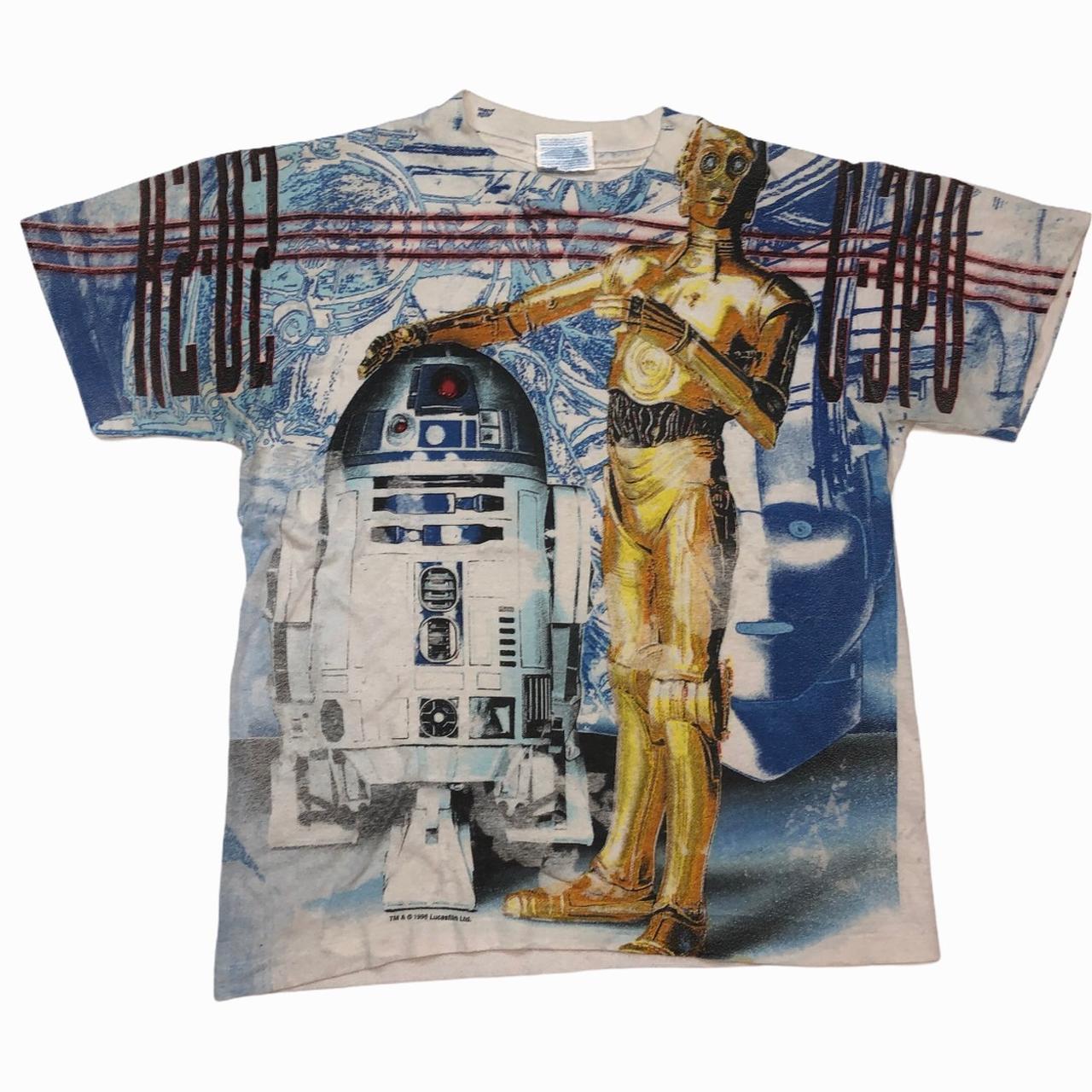 Vintage 90s Star Wars R2-D2 and C-3PO Lucas Films - Depop