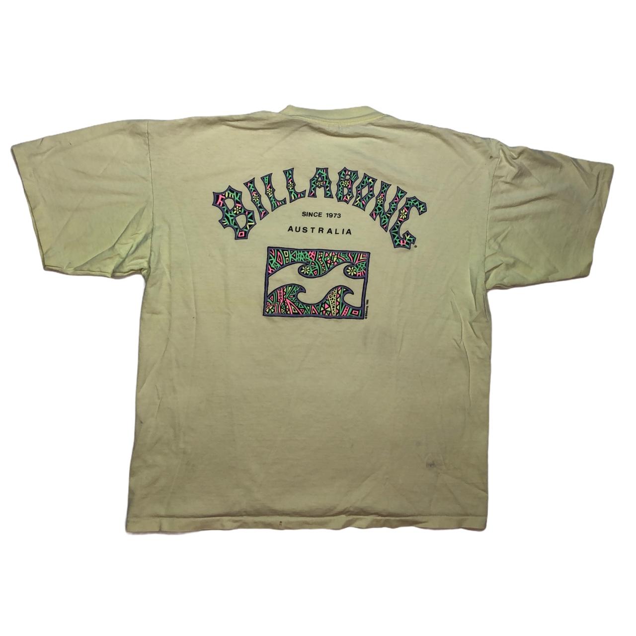 Vintage 80s Billabong Australia Surf T-shirt Size:... - Depop
