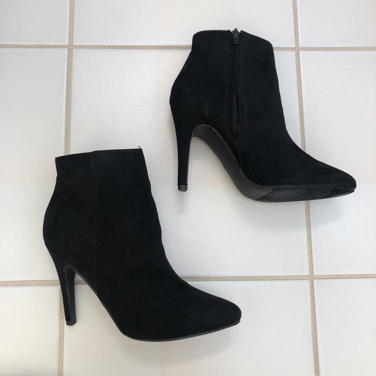 Adorable little black boot with 3 inch heels🖤 by... - Depop