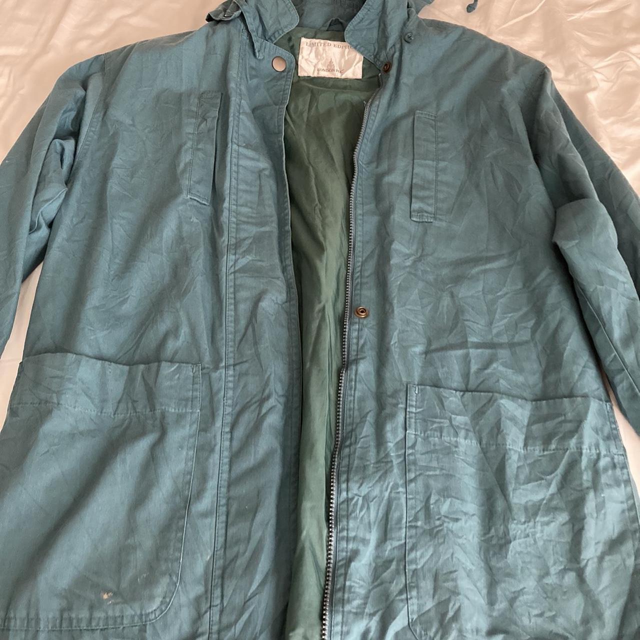 London Fog Women's Green Coat | Depop