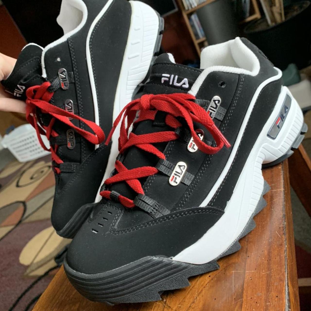 Fila Hometown Extra s black white opened like