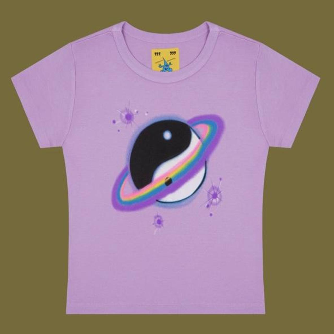 UNIF Yin Yang baby tee in size xs. Excellent... - Depop