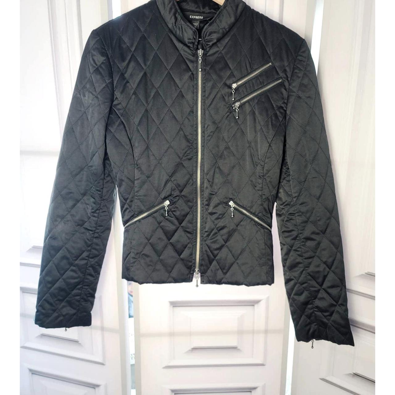 express quilted moto jacket