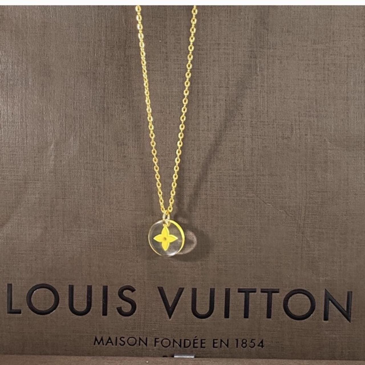 Louis Vuitton Flower Locket Necklace