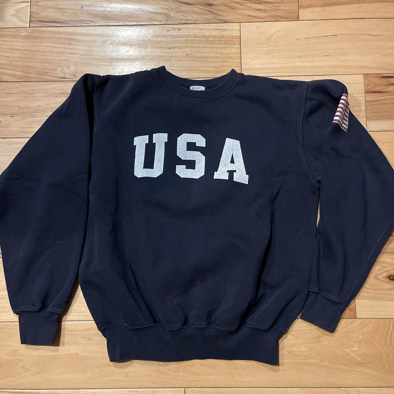 Brandy Melville, John Galt Crewneck Sweatshirt. One... - Depop