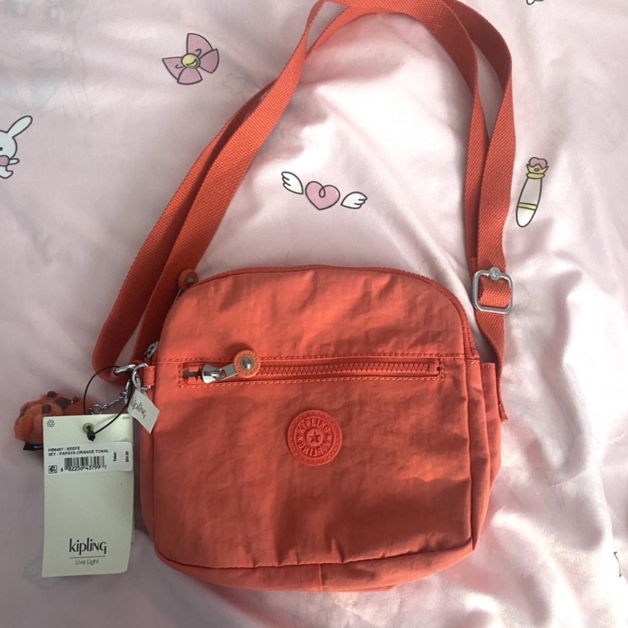 Kipling Women's Orange Bag Depop