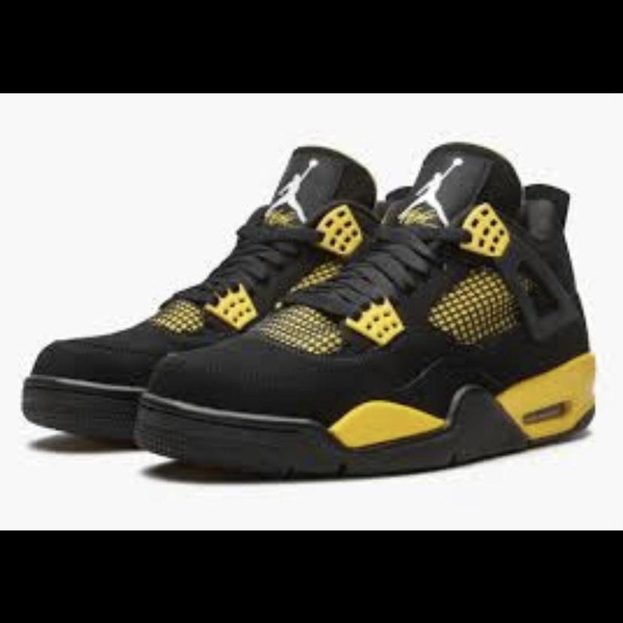 boys kids jordan 4 thunder yellow