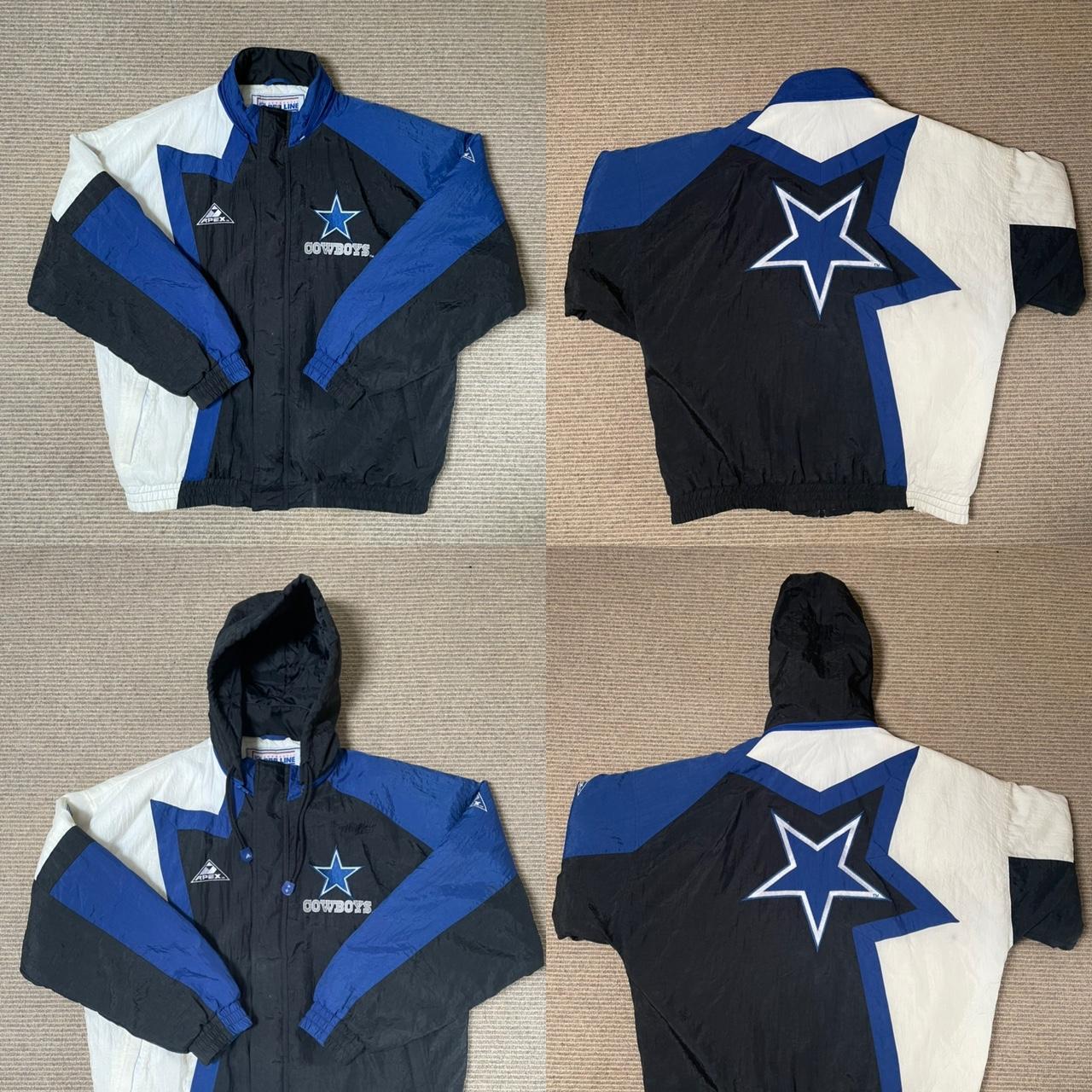 VINTAGE REWORKED/NFL Dallas Cowboys Cropped Fleece - Depop