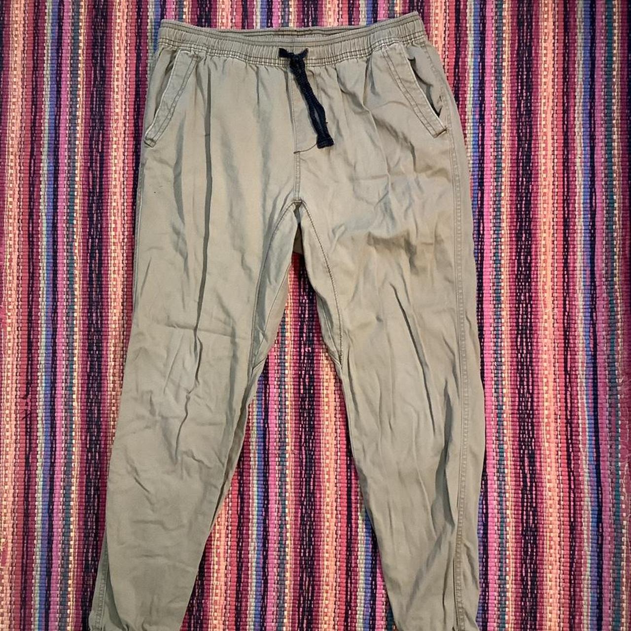 Faded glory khaki hot sale joggers