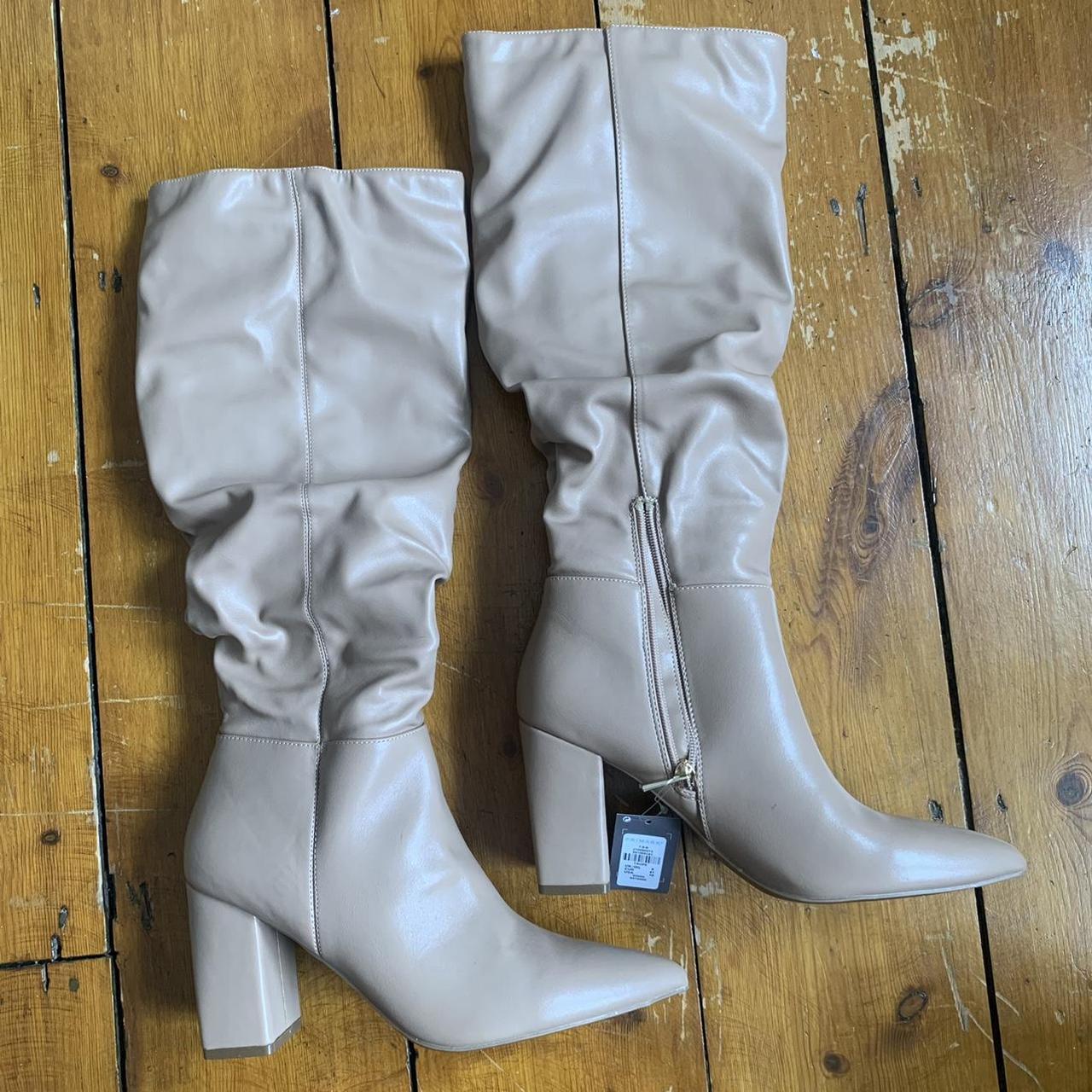 Primark knee high boots , size 8, 41. new with... - Depop