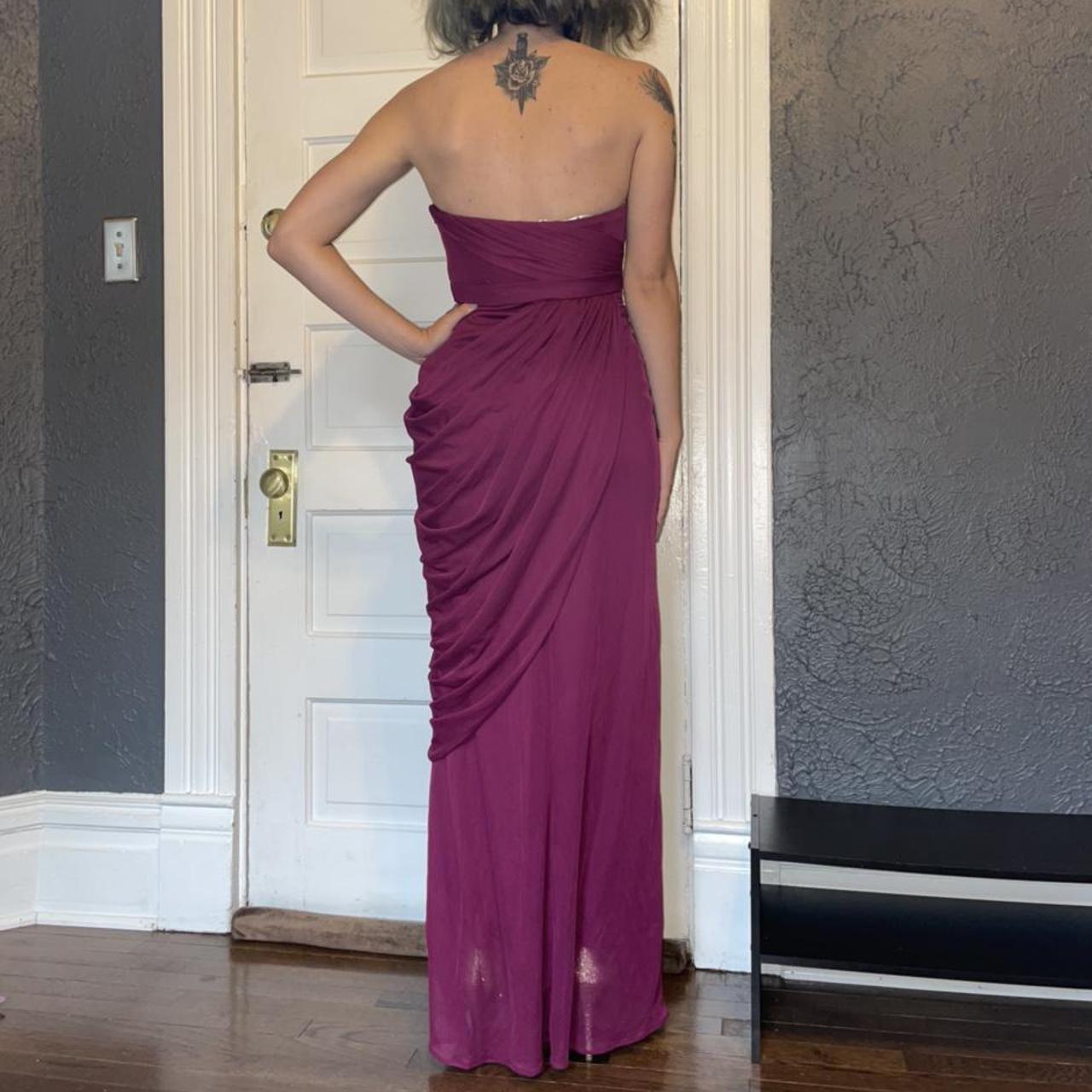 David's bridal hotsell mauve bridesmaid dresses