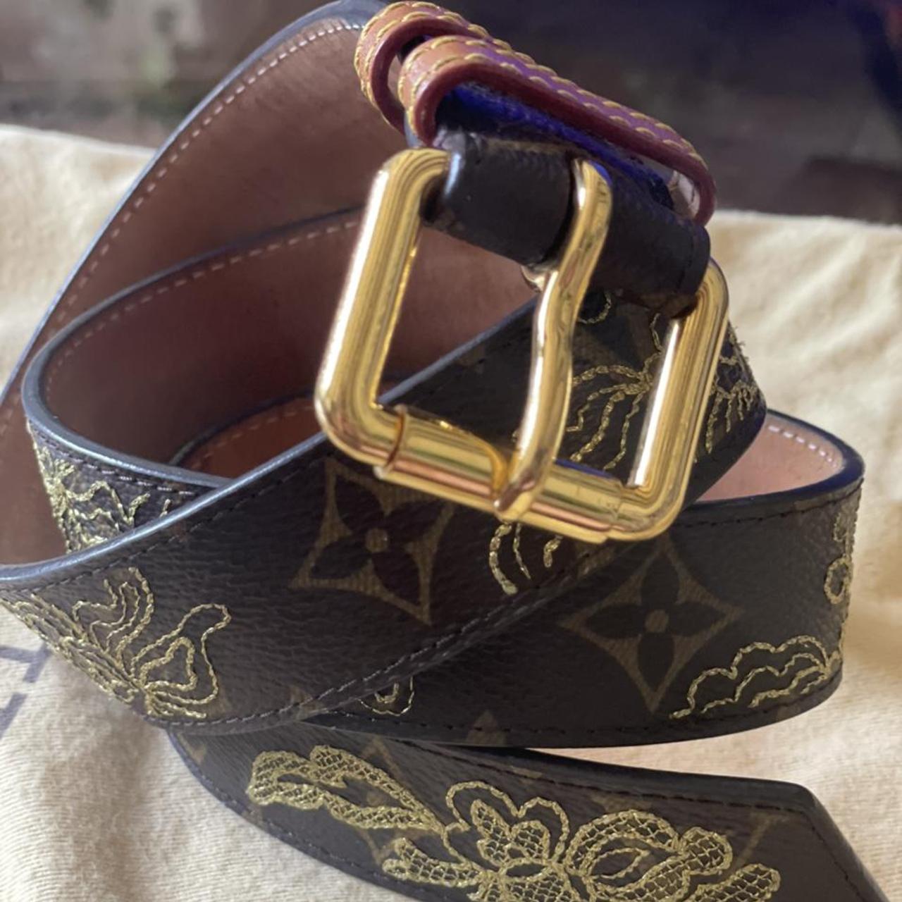 Limited edition Louis Vuitton belt - Depop