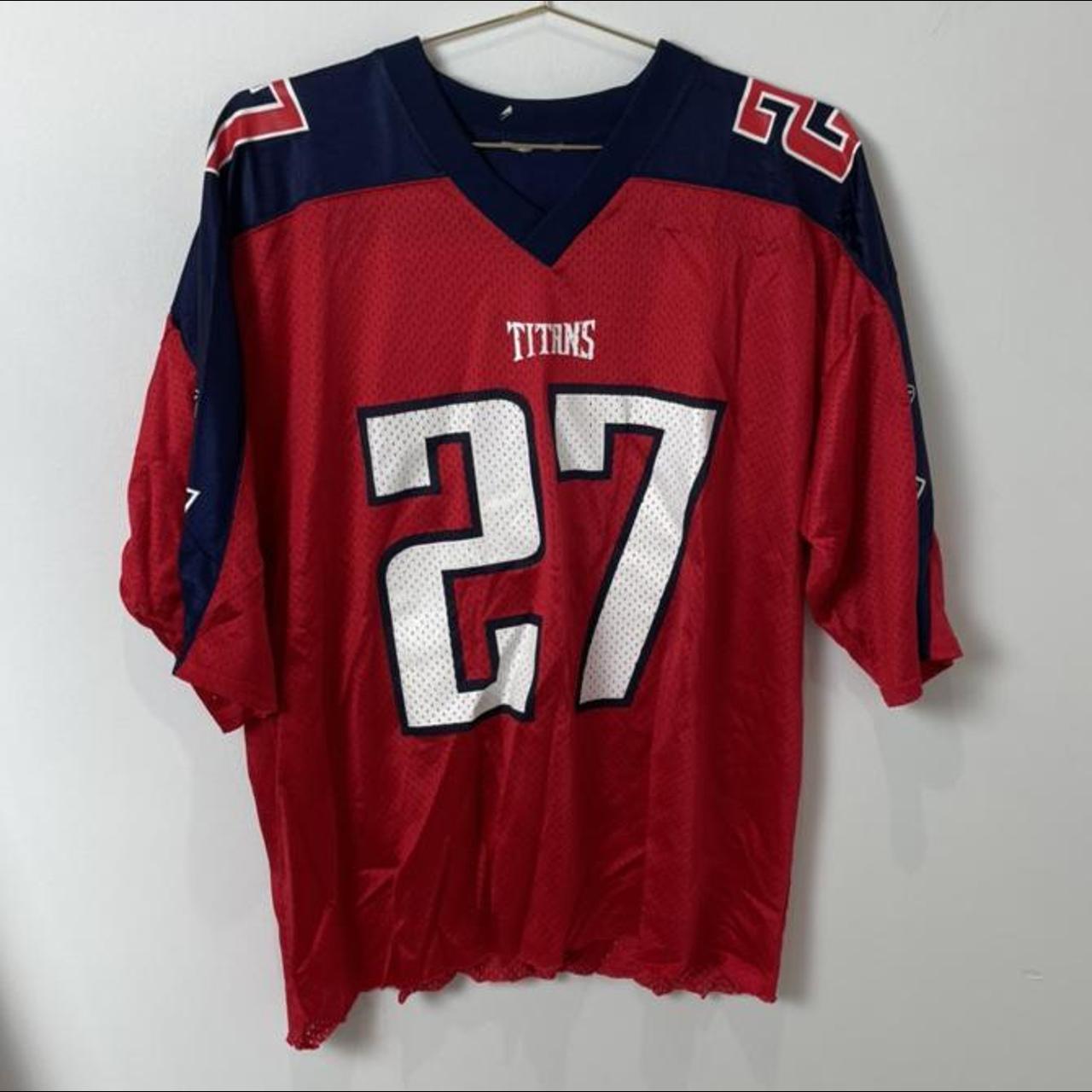 red tennessee titans shirt