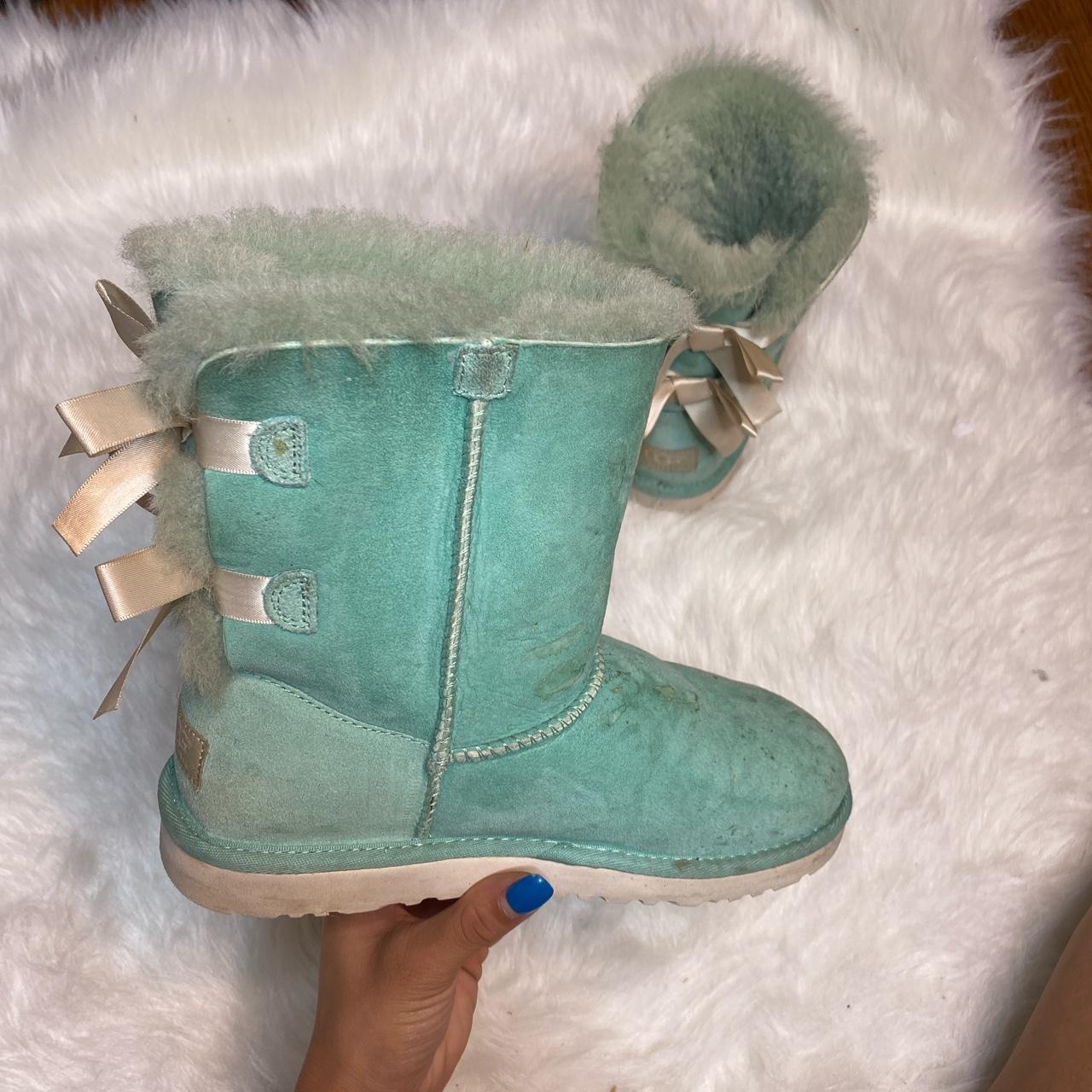 Teal Uggs in Fair condition - Depop