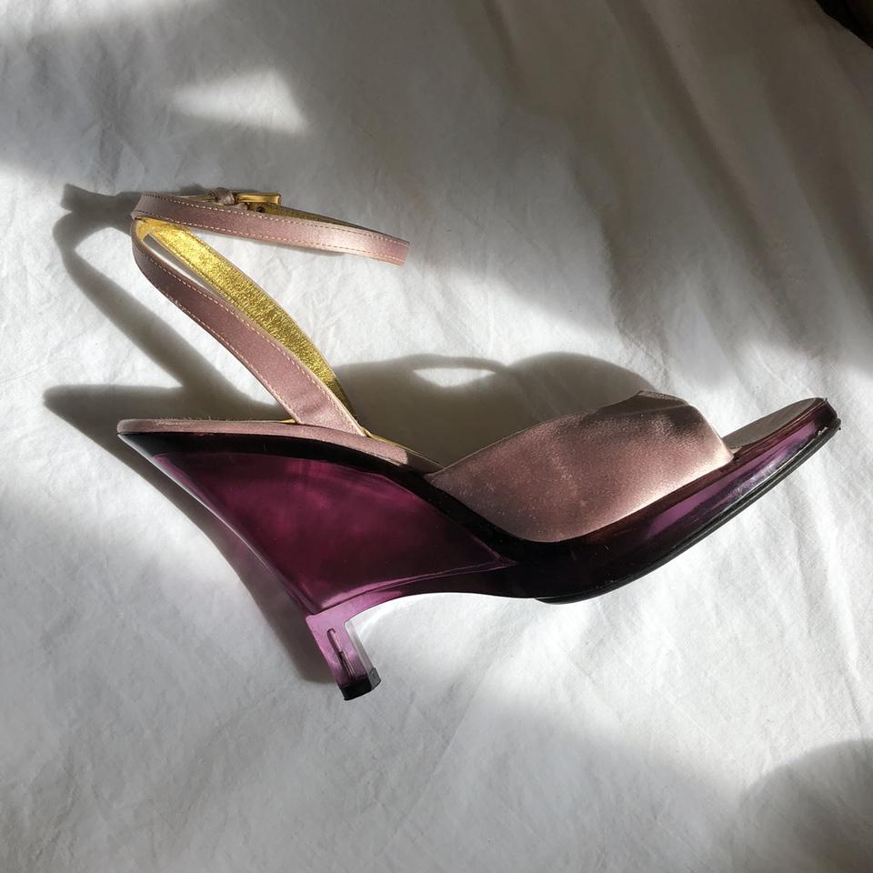 Prada store lucite heels