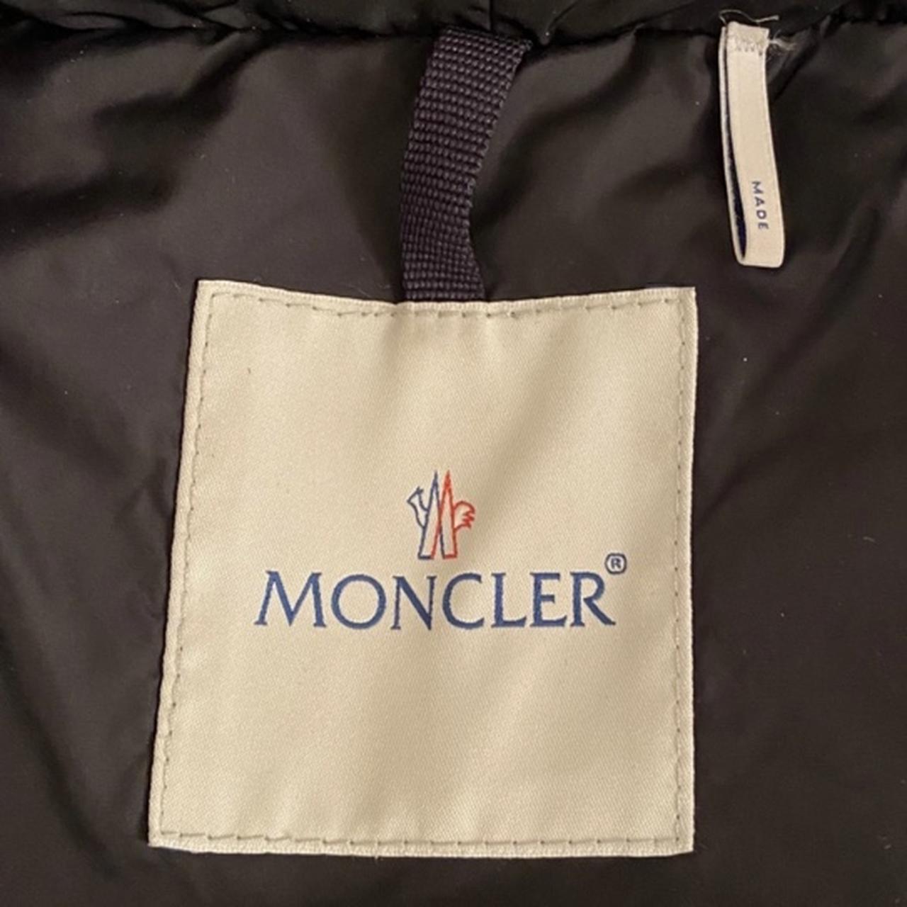 Moncler Renne Black Long Down Coat Details... - Depop