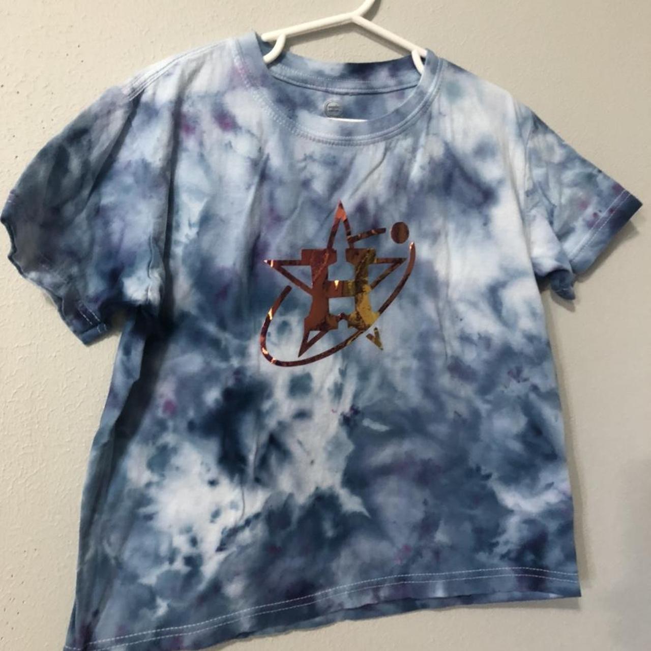 Custom TieDye kids Houston Astros shirt with Astros - Depop