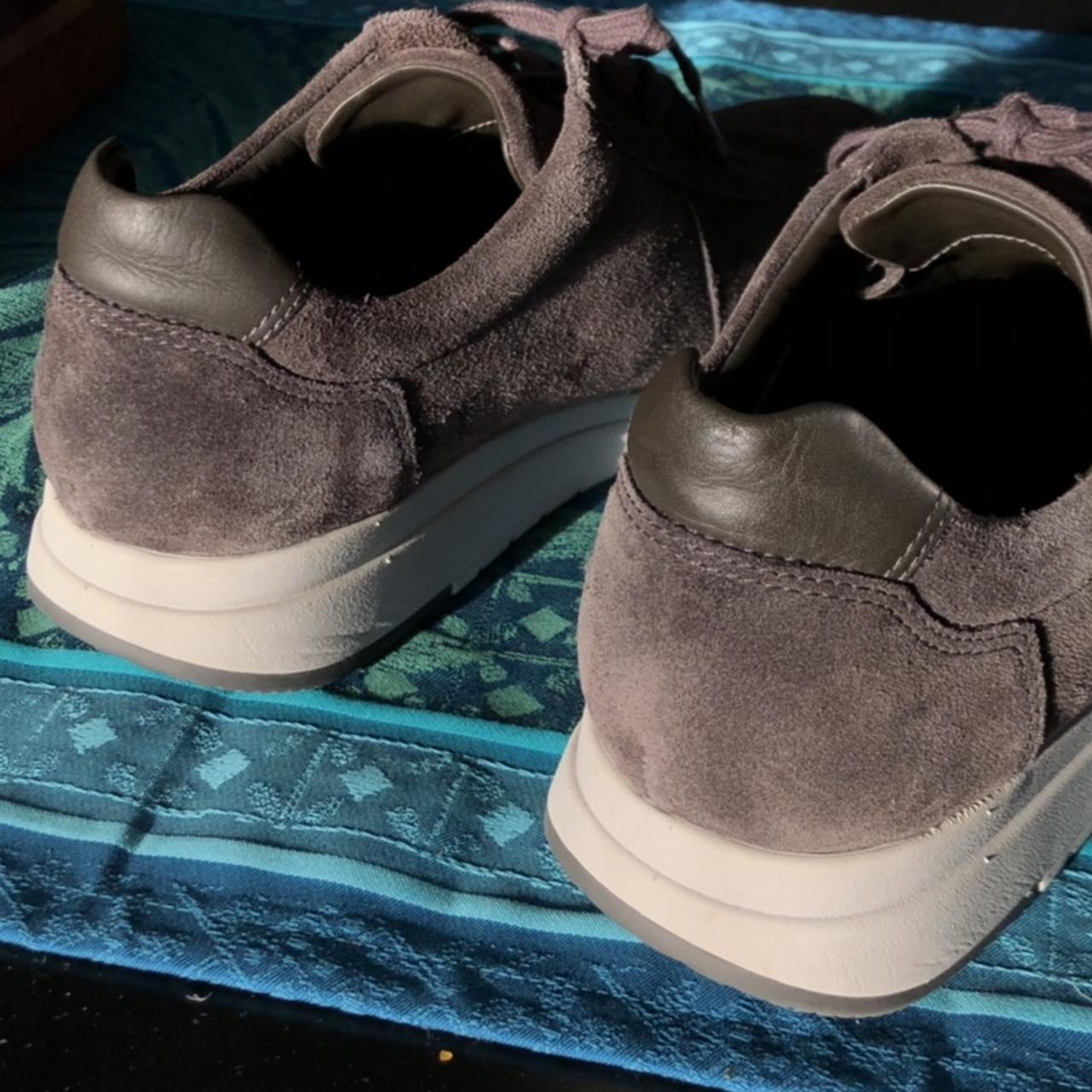 Vince grey suede sneaker weatherproof size 9.5 /... Depop