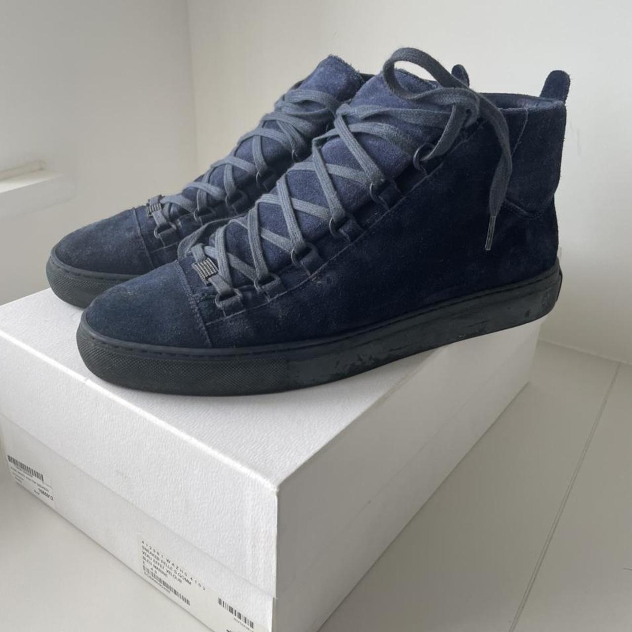 Tổng hợp hơn 55 về dark blue balenciaga shoes mới nhất  cdgdbentreeduvn