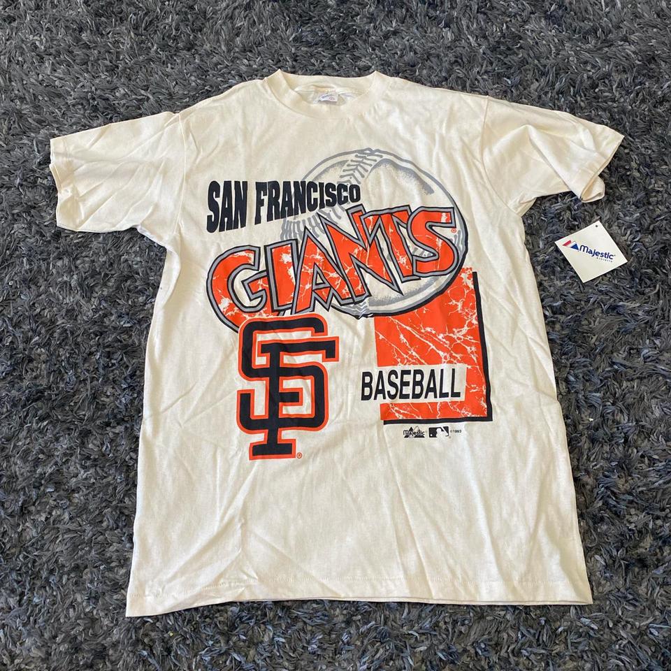 SF Giants 3/4 Sleeve Authentic Workout Shirt (XL) - Depop